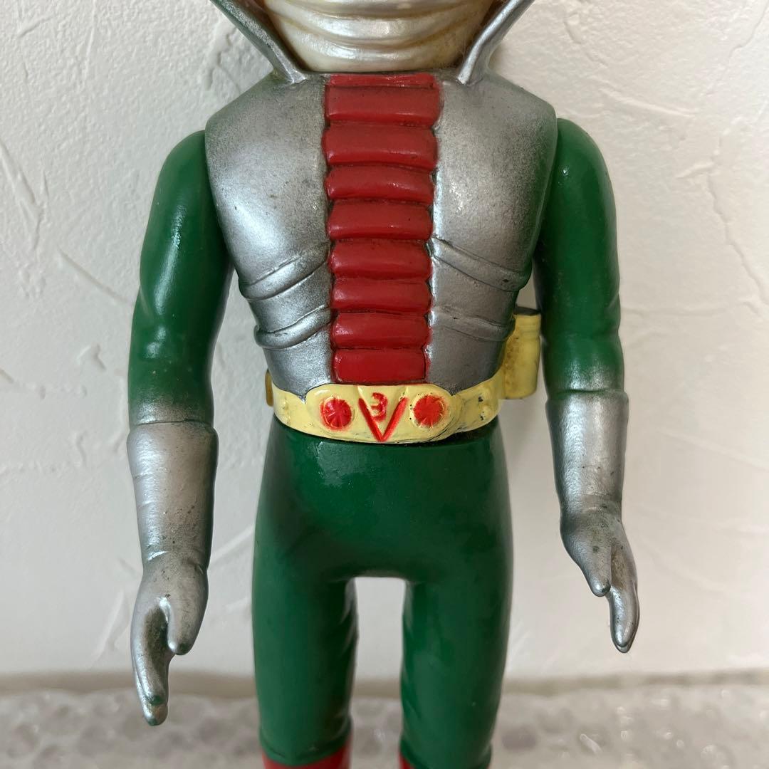 ⚠️レア　仮面ライダーV3 パチ　無版権　贋作　スタンダードサイズ　ソフビ　当時物