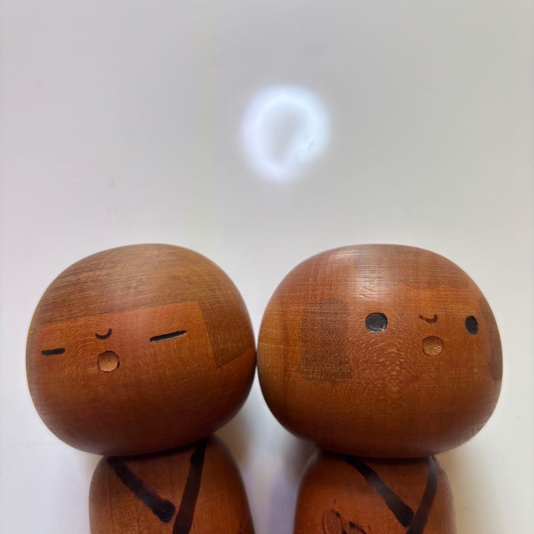 【希少】 けん一 こけし 春秋 ペアセット 中里スキー場