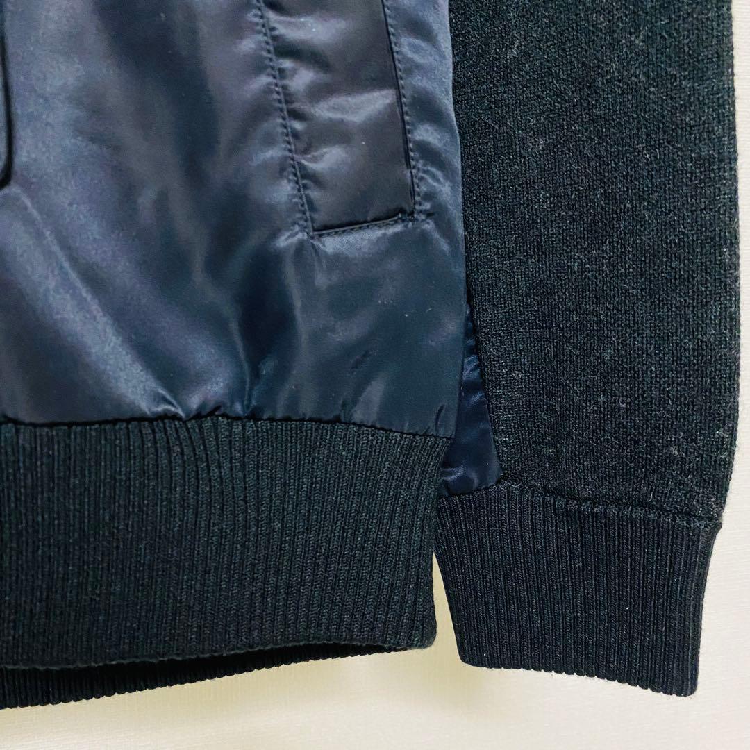 マスターバニー　 ニット　ナイロン　ジャケット　異素材　切替　 メンズ サイズ4