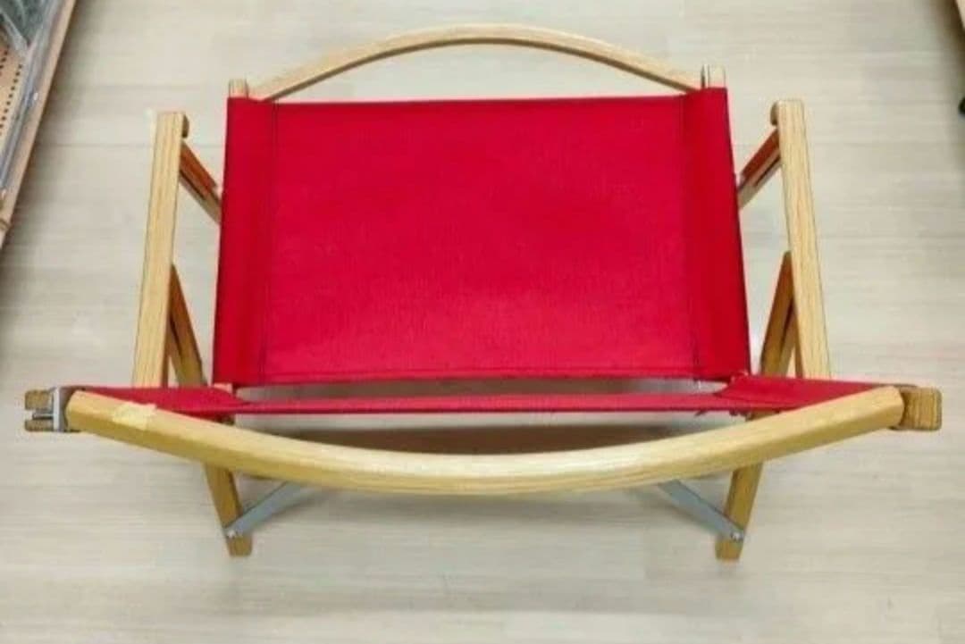 カーミットチェア　ワイド　バーガンディ　未使用品