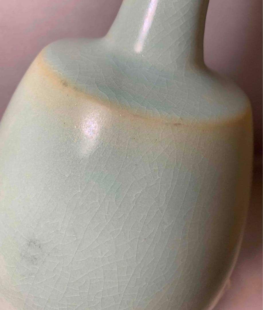 中国 輪花口肩衝瓶　u6230952