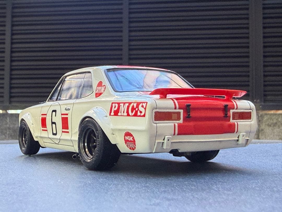 SKYLIN GT-R 1971年日本GP優勝車 1/24 完成品☆