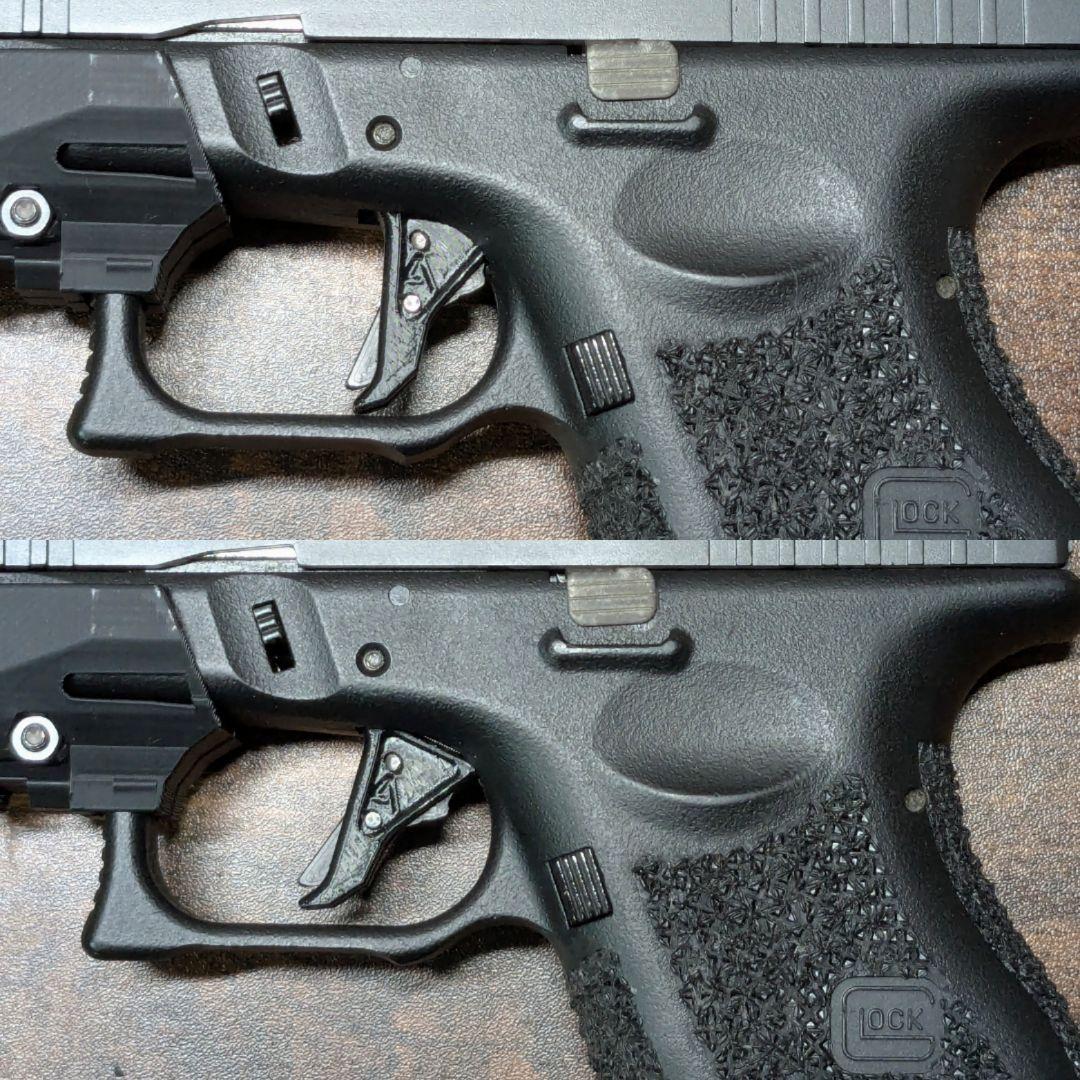 東京マルイ　グロック26 カスタム　ガスブローバック　アンダーレール