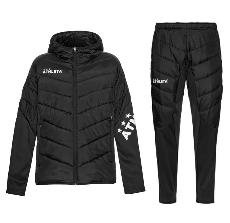 ATHLETA ピステ ウィンドブレーカー セットアップ 上下 中綿 ウォーム