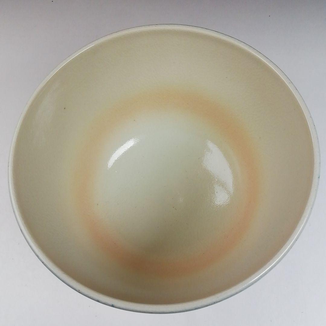 Ｔ６１０　茶碗　『色絵　夕焼けの町』『桃山窯　橋本喜泉 造』共箱　抹茶碗　茶道具