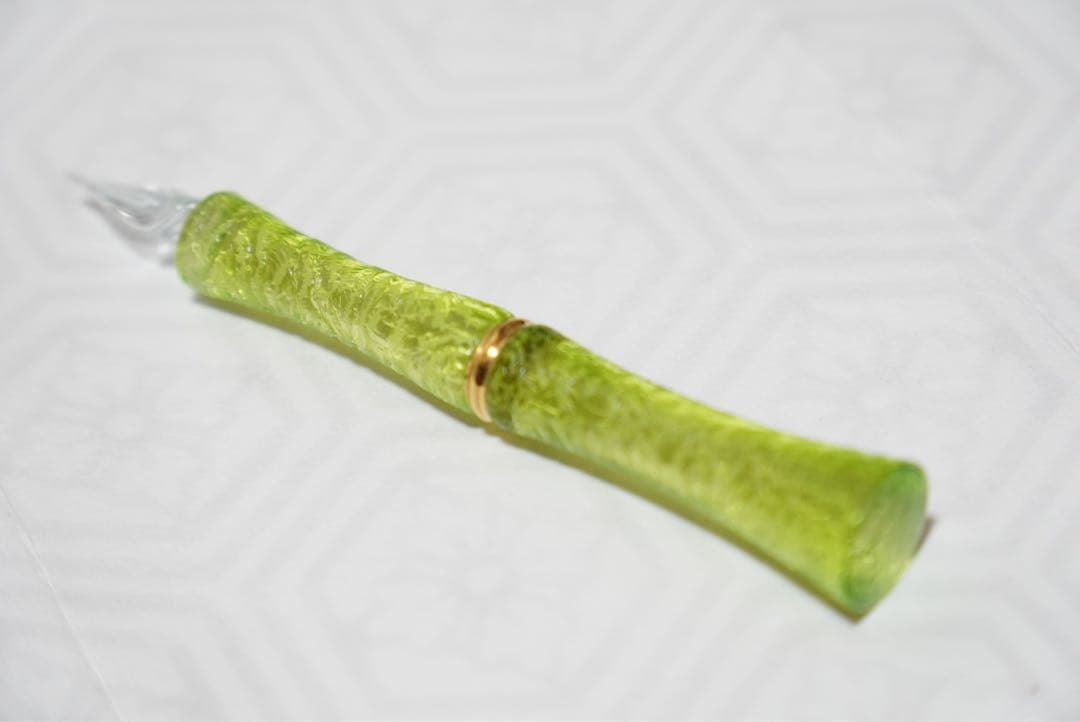 Glass Studio TooS TAKETORI スリム 百華 若草色