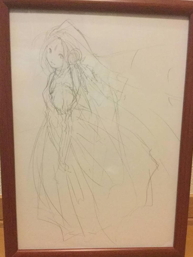 ★藤島康介氏 直筆ラフ原画 ああっ女神さまっ ベルダンディー