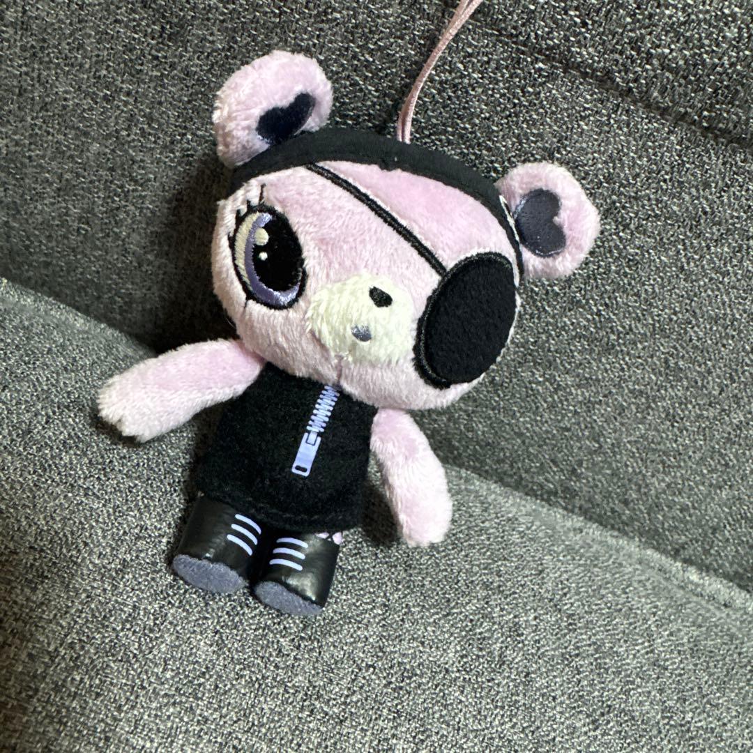 平成レトロ　MISTEEZ マスコット/ぬいぐるみストラップ　紫