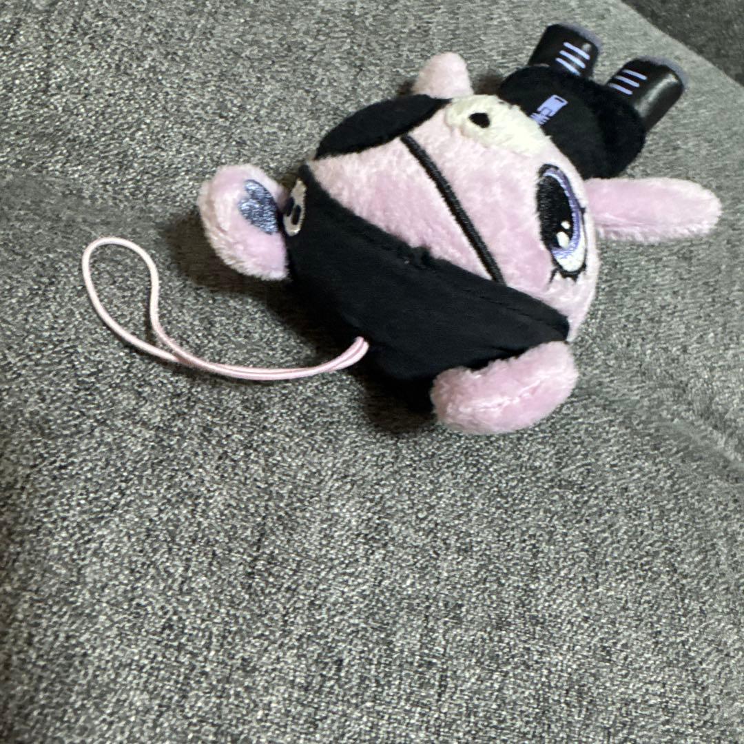 平成レトロ　MISTEEZ マスコット/ぬいぐるみストラップ　紫