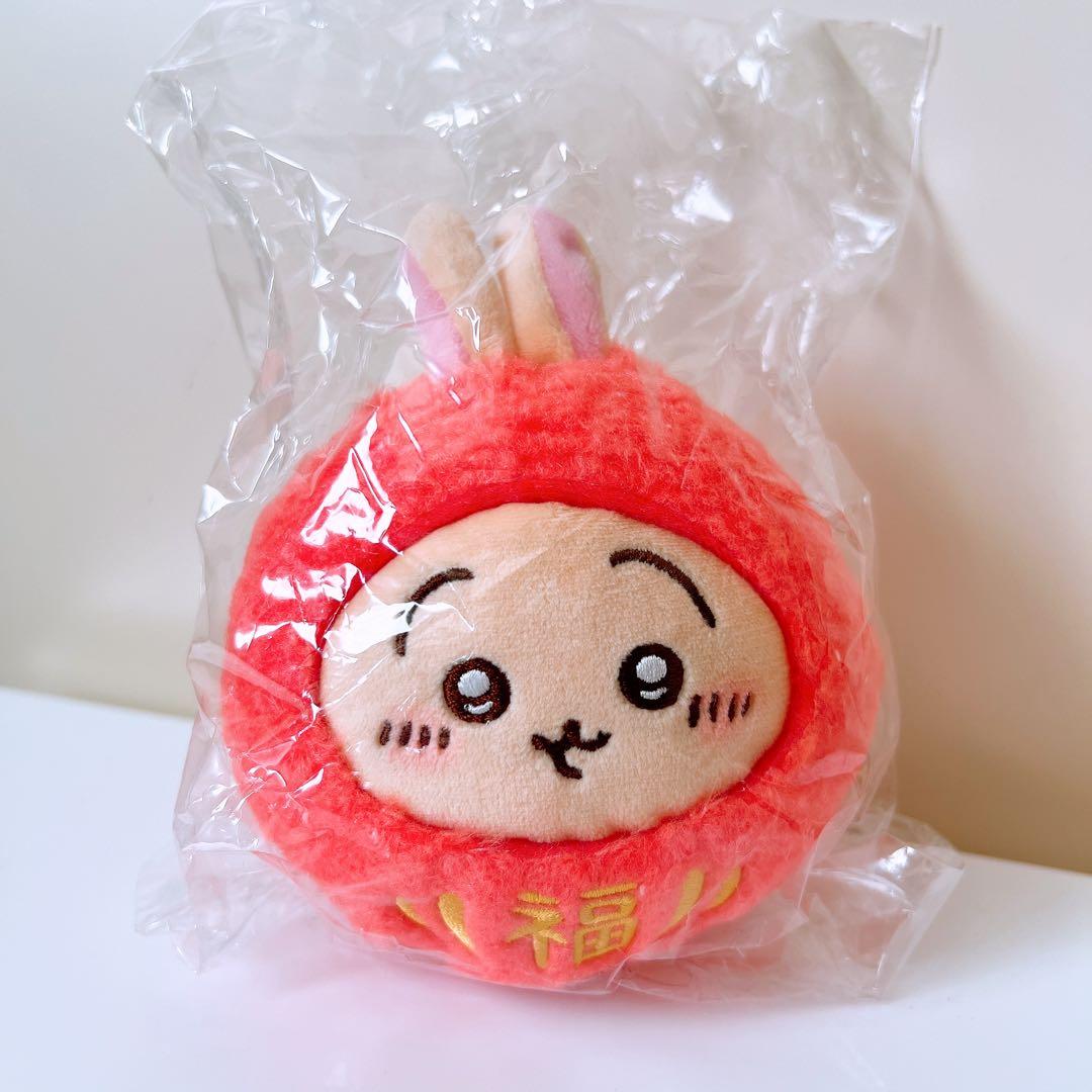 【ゆうゆう】ちいかわ　だるま　うさぎ　ぬいぐるみ