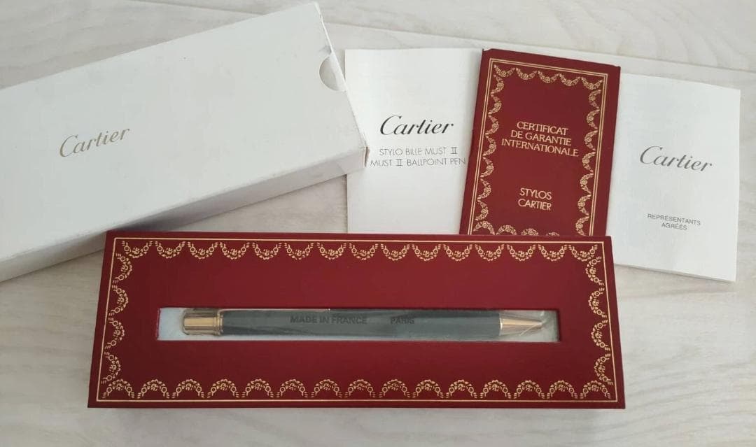 新品未使用 カルティエ　マスト　ドゥ　カルティエ　ボールペン Cartier