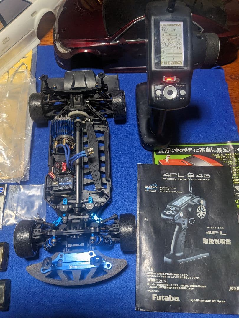 ヨコモ ドリパケ シャーシ フタバ4PL-2.4G 他 ★ジャンクフルセット