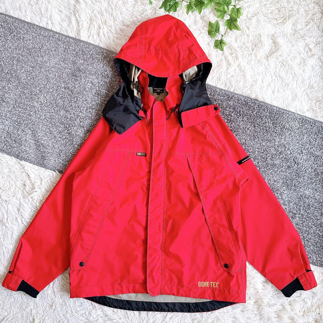 DAIWA プロバイザー ゴアテックス セットアップ Lサイズ　メンズ　赤×黒