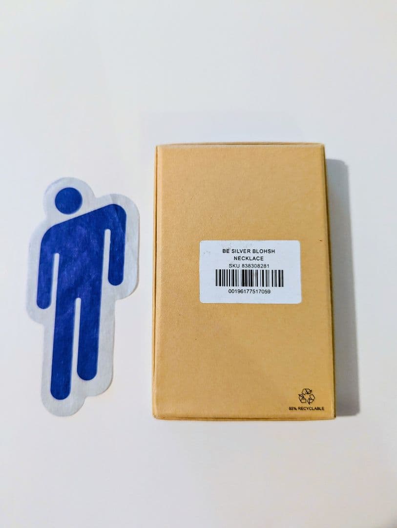 ビリーアイリッシュ 正規品 グッズ Blohshネックレス シルバー 完売レア