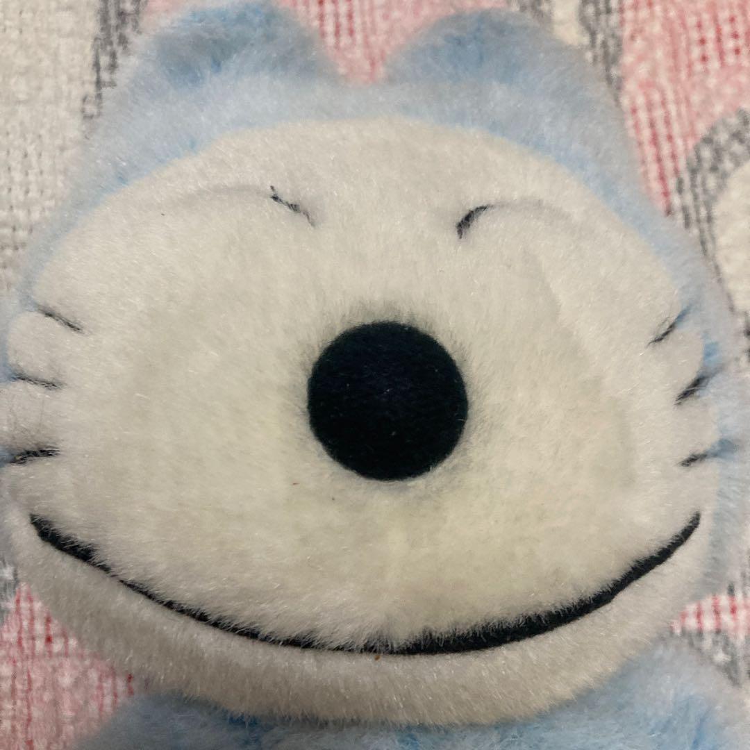 セキグチ　11ぴきのねこ　ぬいぐるみ　中古品　ブルー　毛足の長いタイプ