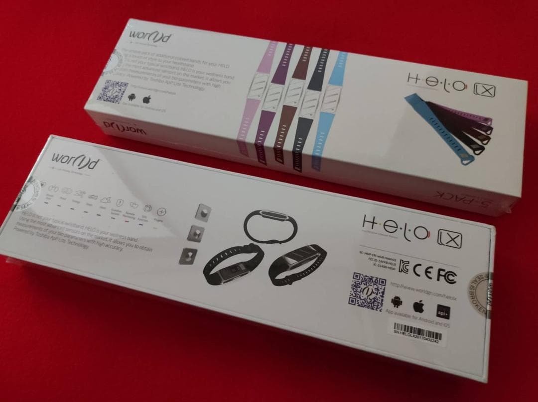 HELO LX BOX SET ×５、HELO LX BANDS ×５ ワ－ルド