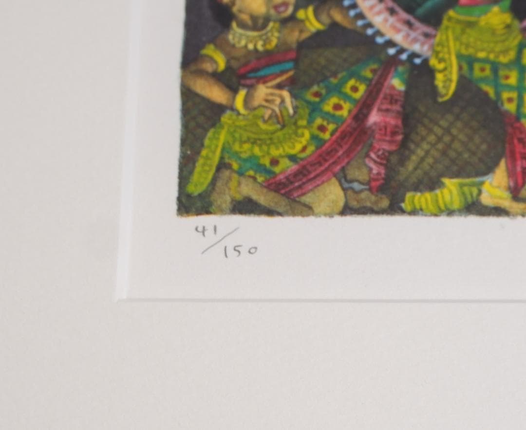 さくらももこ　デビュー20周年記念　リトグラフ　ちびまる子ちゃん　保証書付き