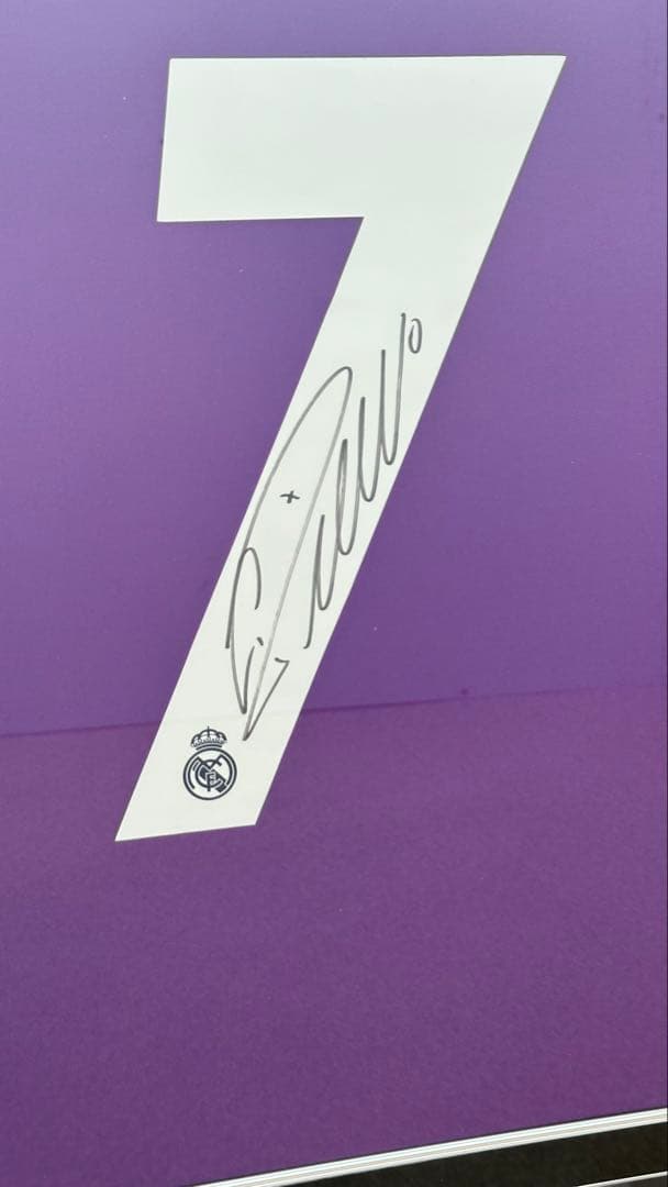 ロナウド直筆サイン入りレアルマドリードアウェイユニフォーム決勝マーキング付