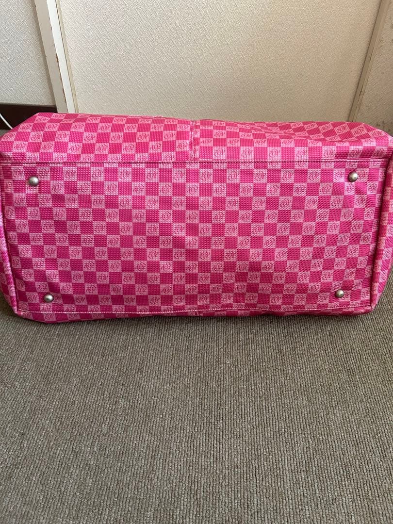 ZOY ゾーイ 2WAY ボストンバッグ 総柄 ピンク系