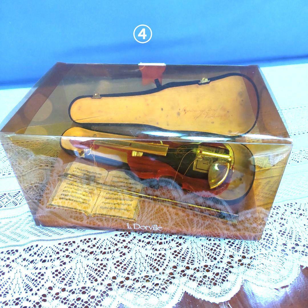 ミニボトル洋酒・ミニチュア 楽器・帆船 × 5