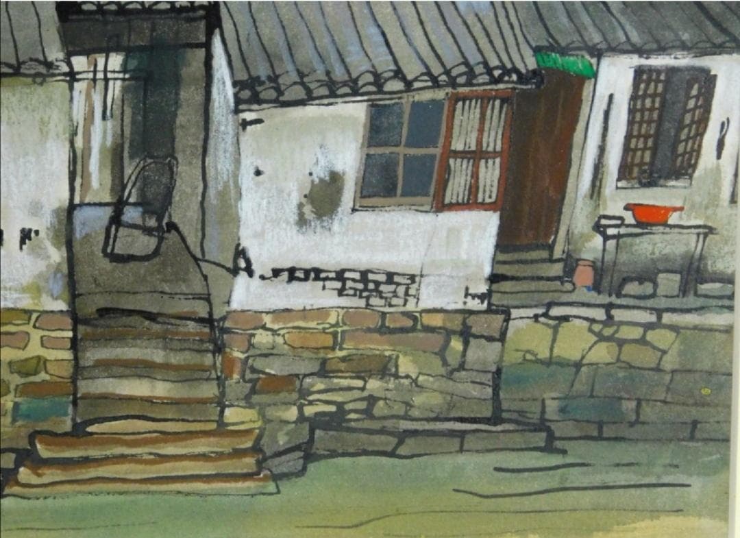 中国民家風景「同里」　巨匠　石田 歩 氏の秀作