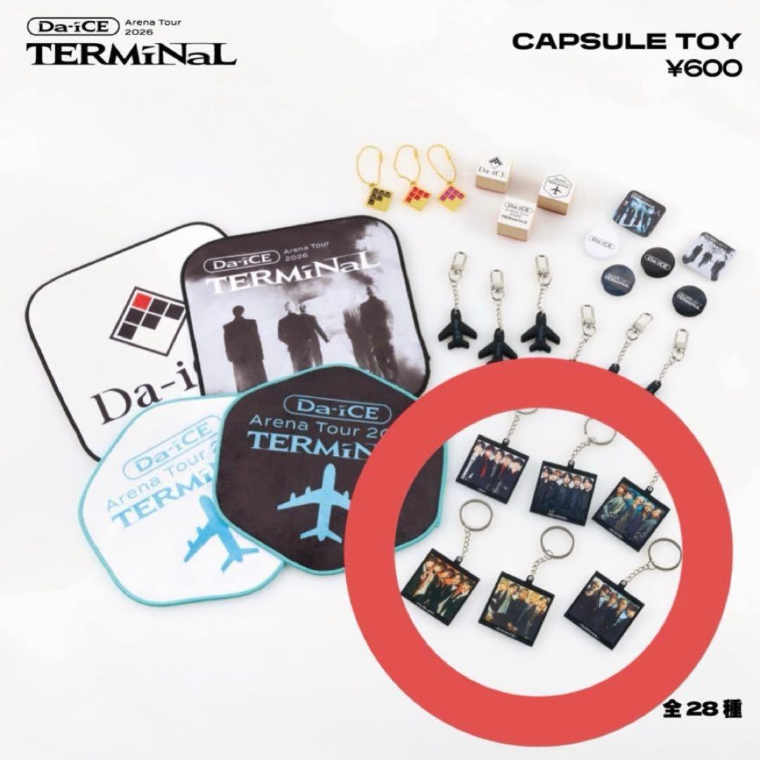 Da-iCE TERMiNaL カプセルトイ フォトアクリルキーホルダー コンプ