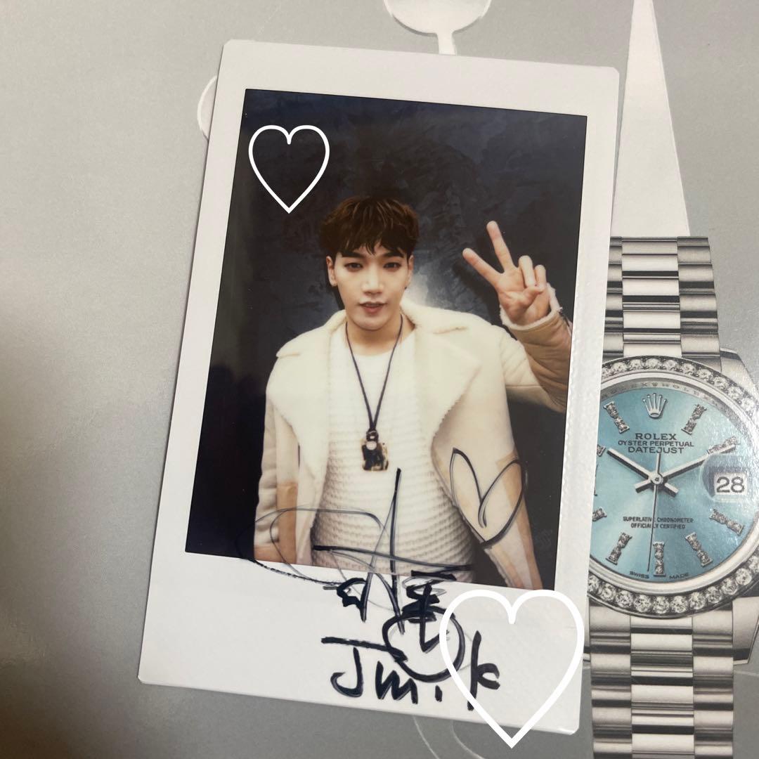 2PM JUN.K ジュンケイ　ポラ　直筆　サイン