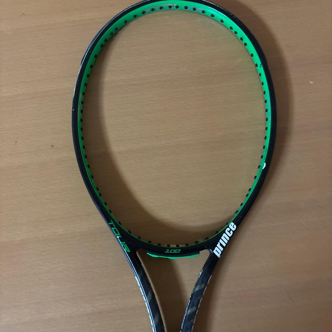 【中古】prince TOUR 100 Textreme テニスラケット　3本