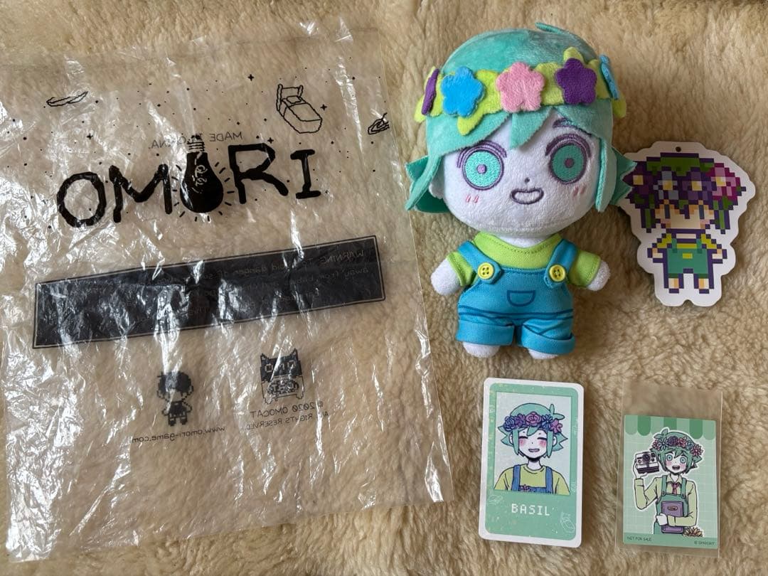 OMORI バジル ぬいぐるみ　おまけつき