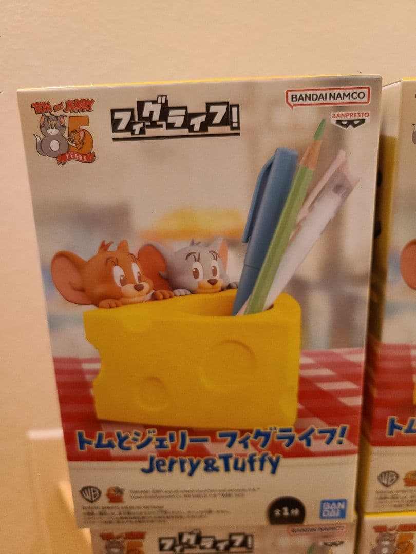 トムとジェリー ランチBOX 4個&チーズ型ペン立て 4個 商品見本有り