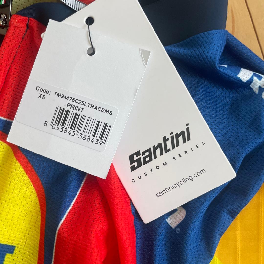 選手支給品 Santini LIDL TREK サイクルジャージ XSサイズ