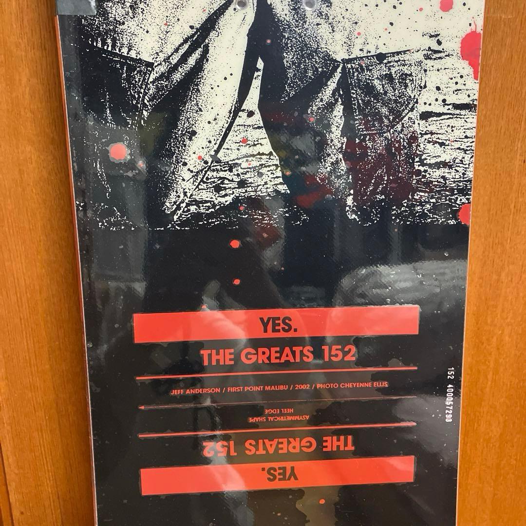 21 YES イエス　ジェフアンダーソン　スノーボード　152