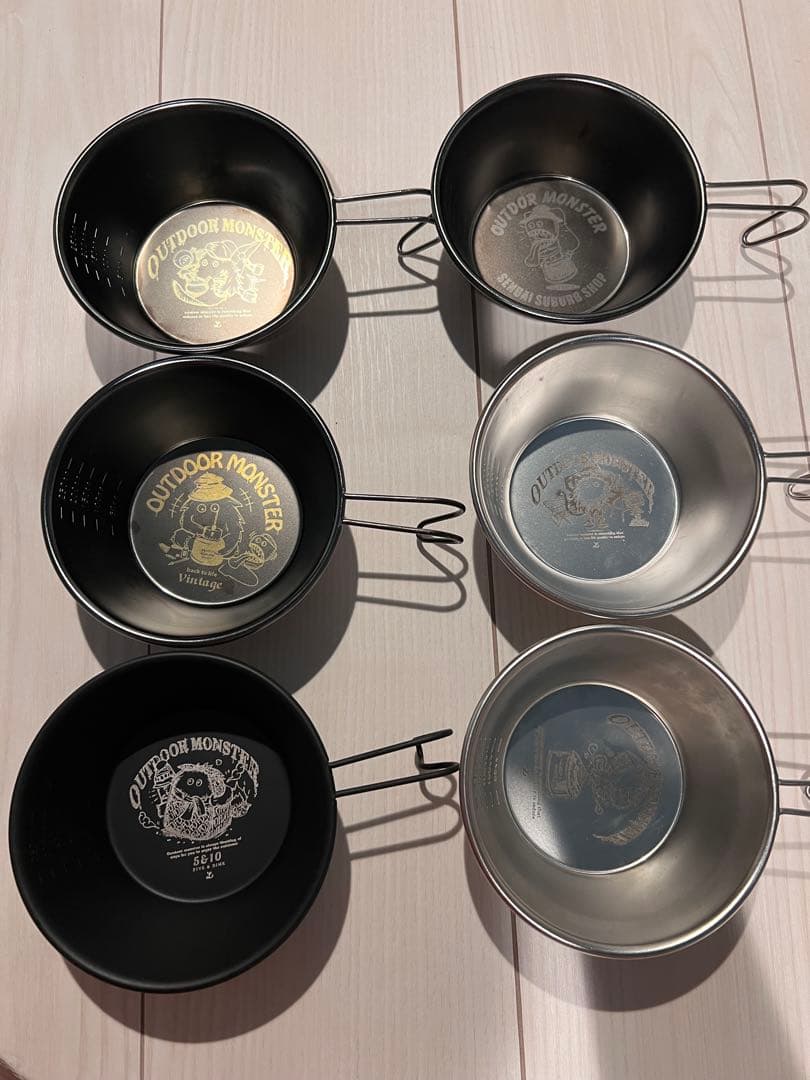 OUTDOOR MONSTER シェラカップ 6個セット