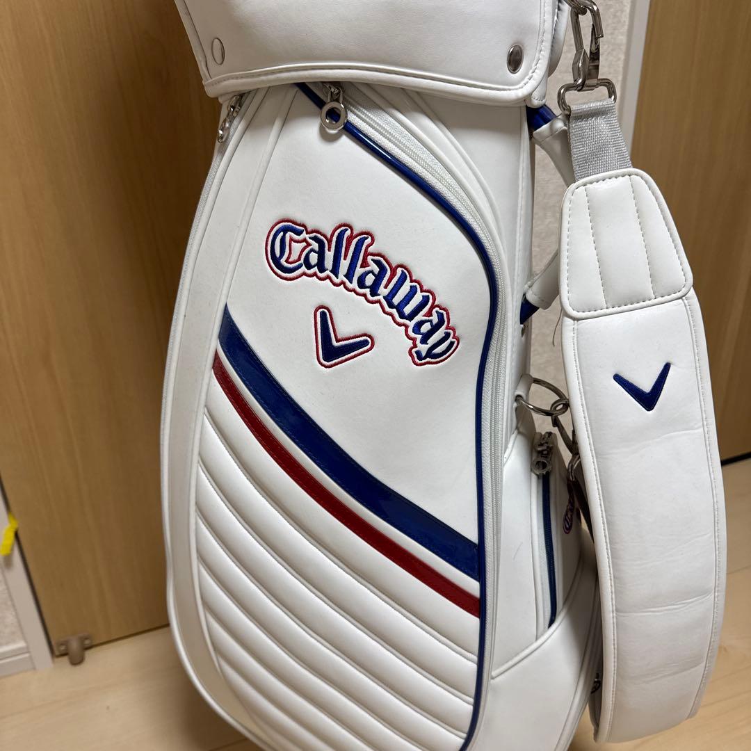 Callaway ゴルフバッグ ホワイト ストライプ