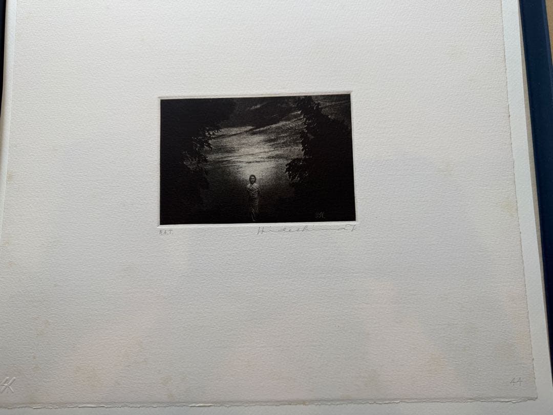 秀島由己男　版画集　春の城シリーズ　「信仰の告白」