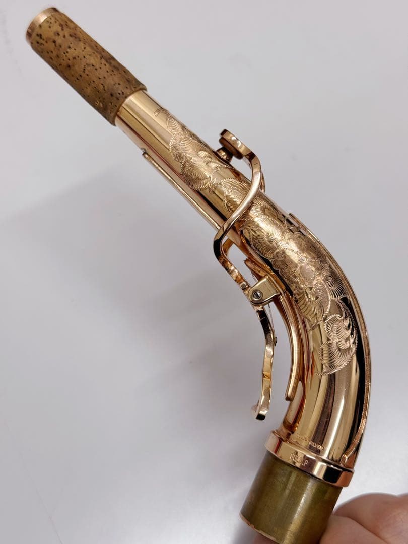 ヤナギサワ アルトサックス用 95PGPネック 総銀・ピンクゴールドメッキ