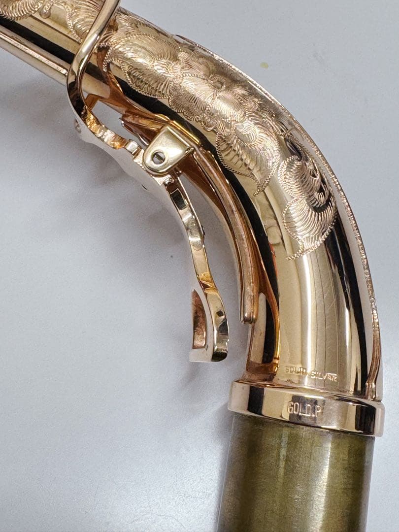 ヤナギサワ アルトサックス用 95PGPネック 総銀・ピンクゴールドメッキ