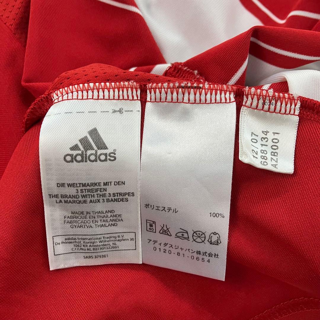 adidas バイエルンミュンヘン サッカーシャツ 2007-2009 赤白