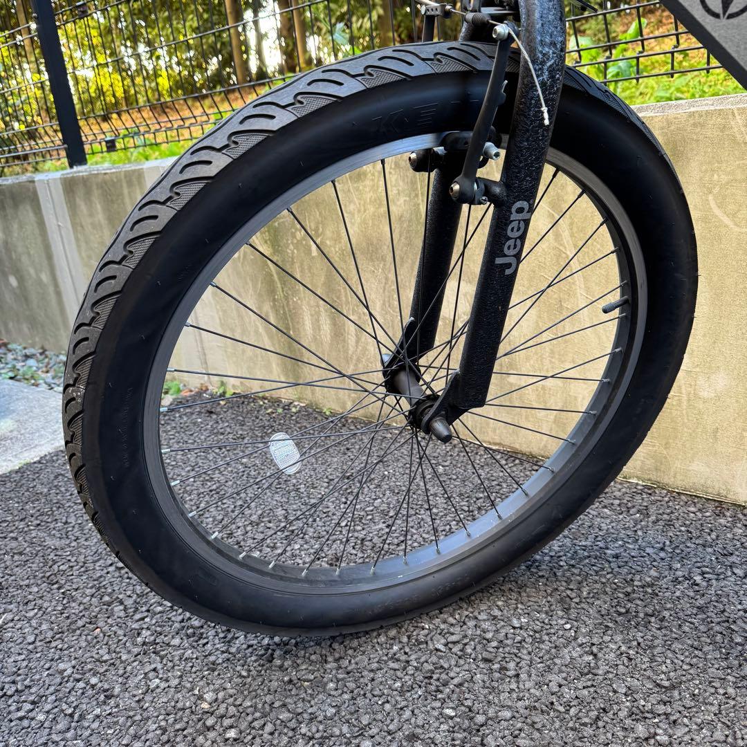 JEEP ファットバイク ブラック 26インチ 3年乗車 自転車