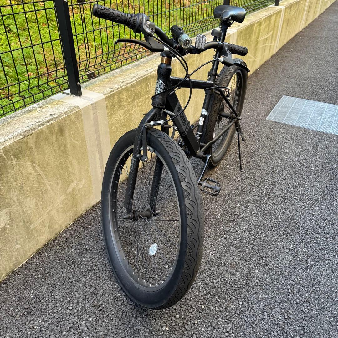 JEEP ファットバイク ブラック 26インチ 3年乗車 自転車