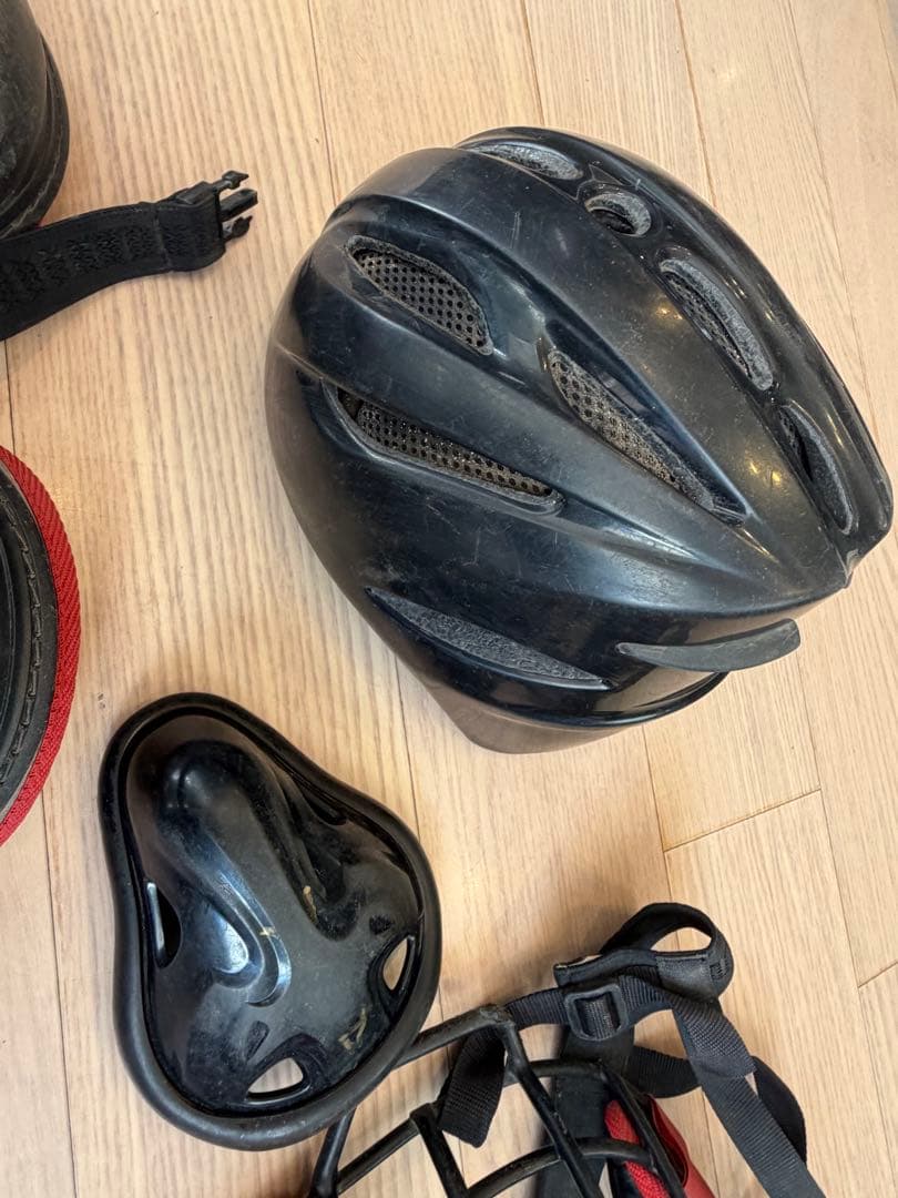 少年軟式ゼット　キャッチャー防具一式プロテクターレガース　マスクアンダーアーマー