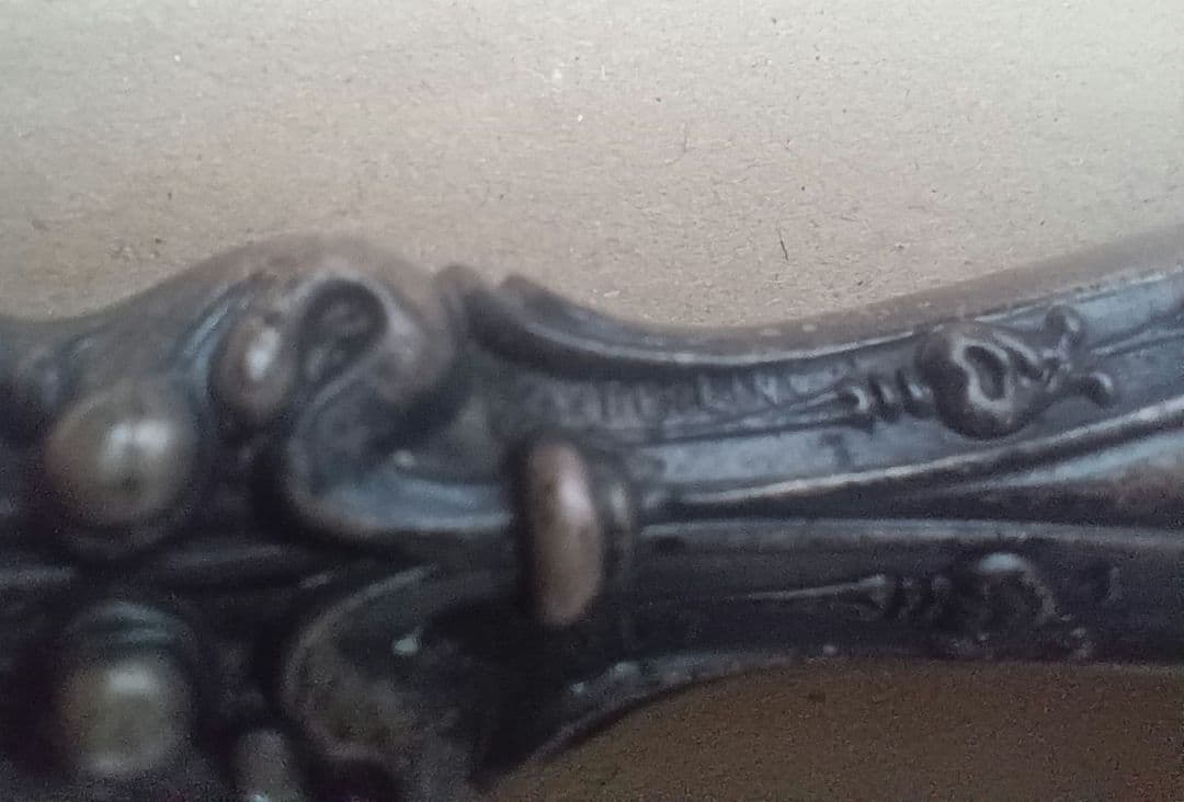 ビクトリア朝 純銀925ハンドル ネイルファイル 爪やすり アンティーク 骨董品