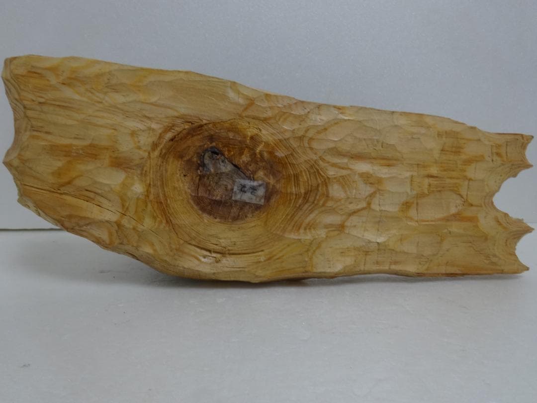 ★岸野承　座　壬寅　松材　 現代アート モダン★