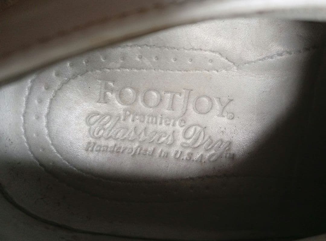 フットジョイ プレミアクラシックドライ 　白 8EEE MADE IN USA