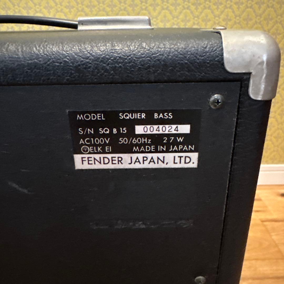 正常動作品 Fender Japan SQUIER BASS ベース用コンボ