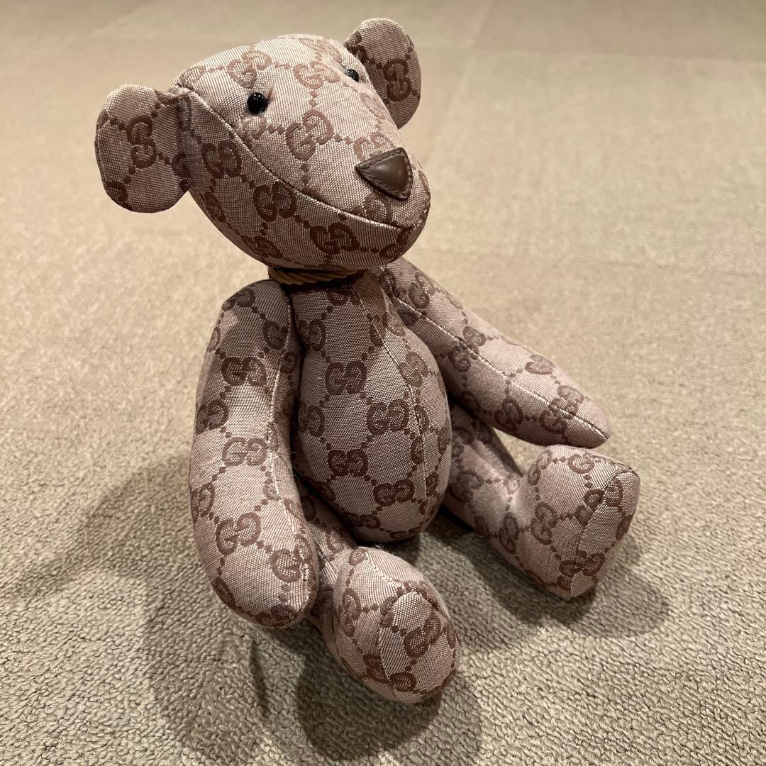 Gucci GGパターン ぬいぐるみ
