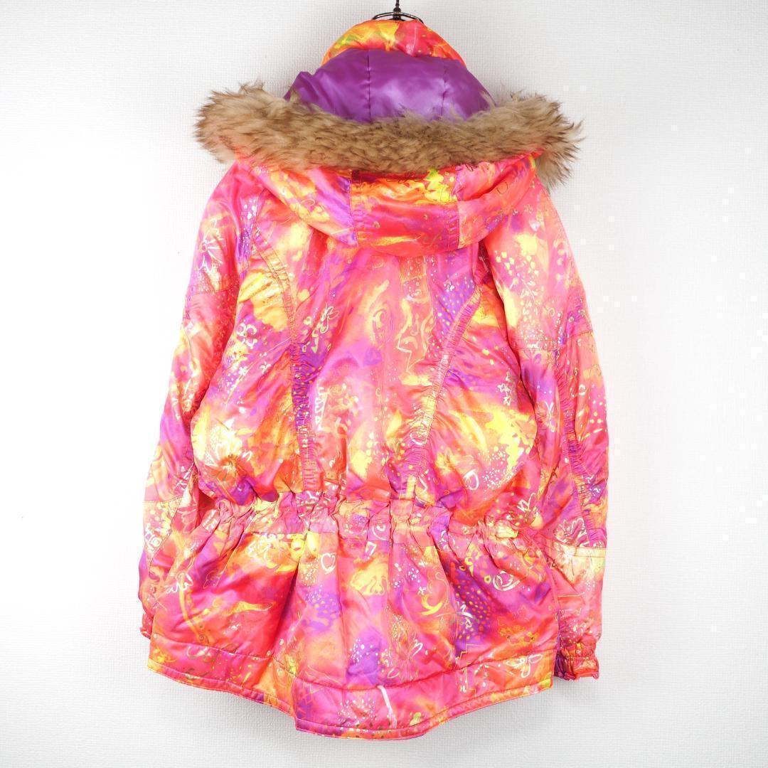 G5388*ellesse エレッセ☆総柄☆中綿☆ジャケット☆スノボウェア☆S