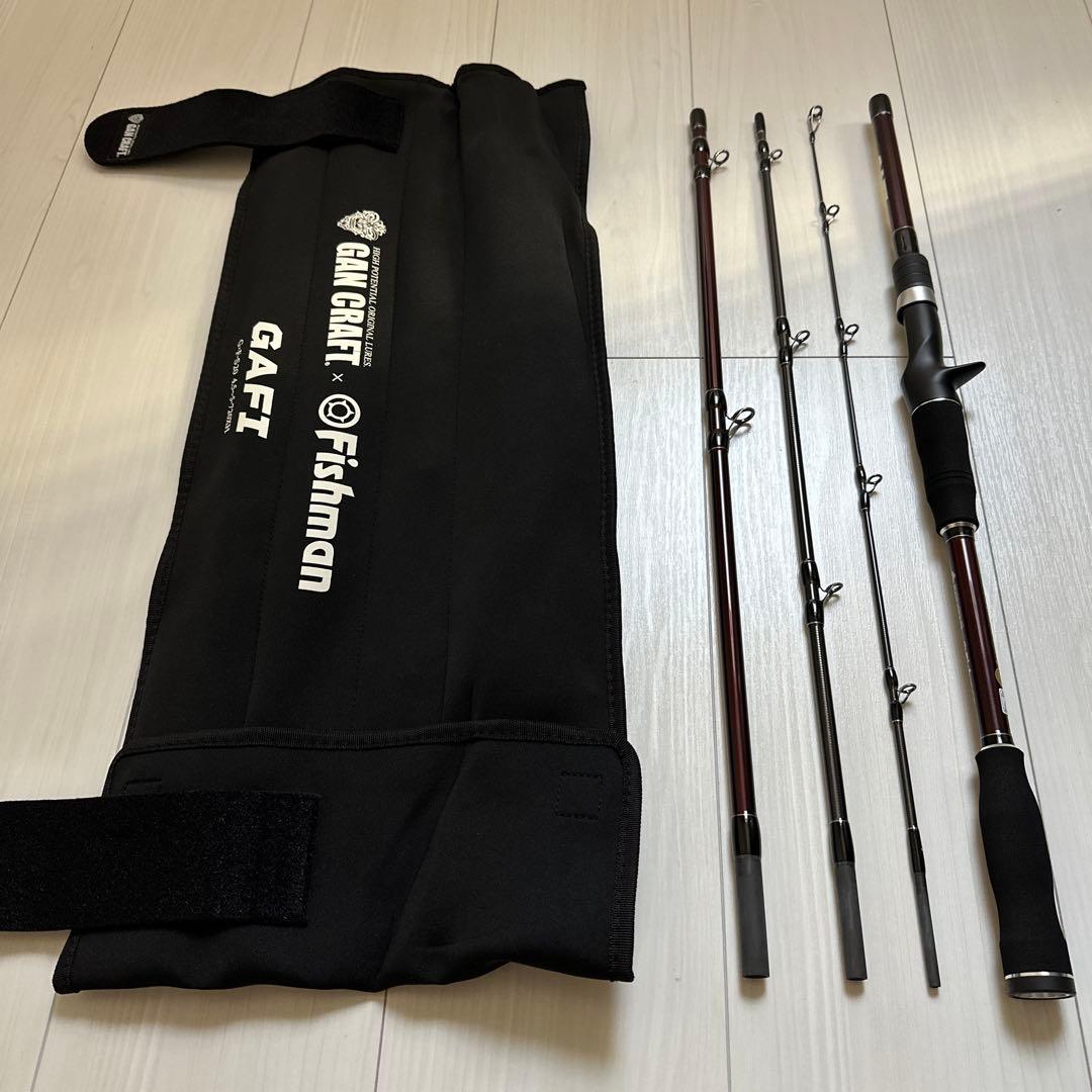 Fishman GAFI バスロッド 4本セット　ガンクラフト