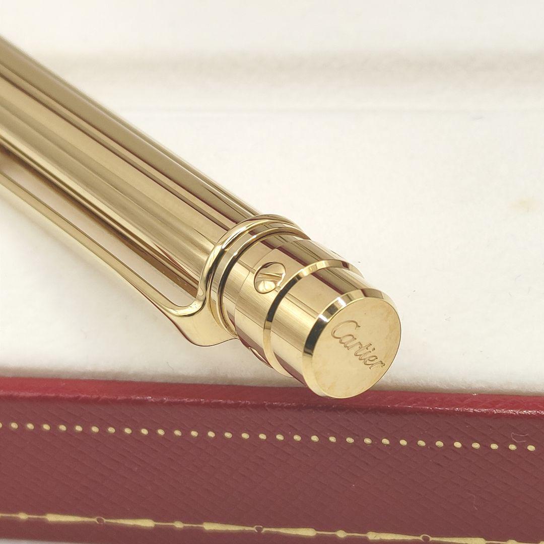 【希少】カルティエ サントス ボールペン ST150183 ゴールド美品