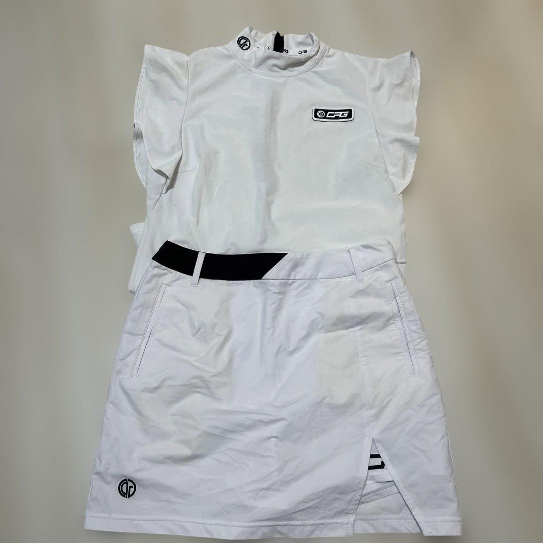 ホワイト ゴルフウェアセット CPG